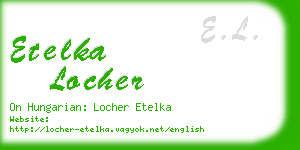 etelka locher business card